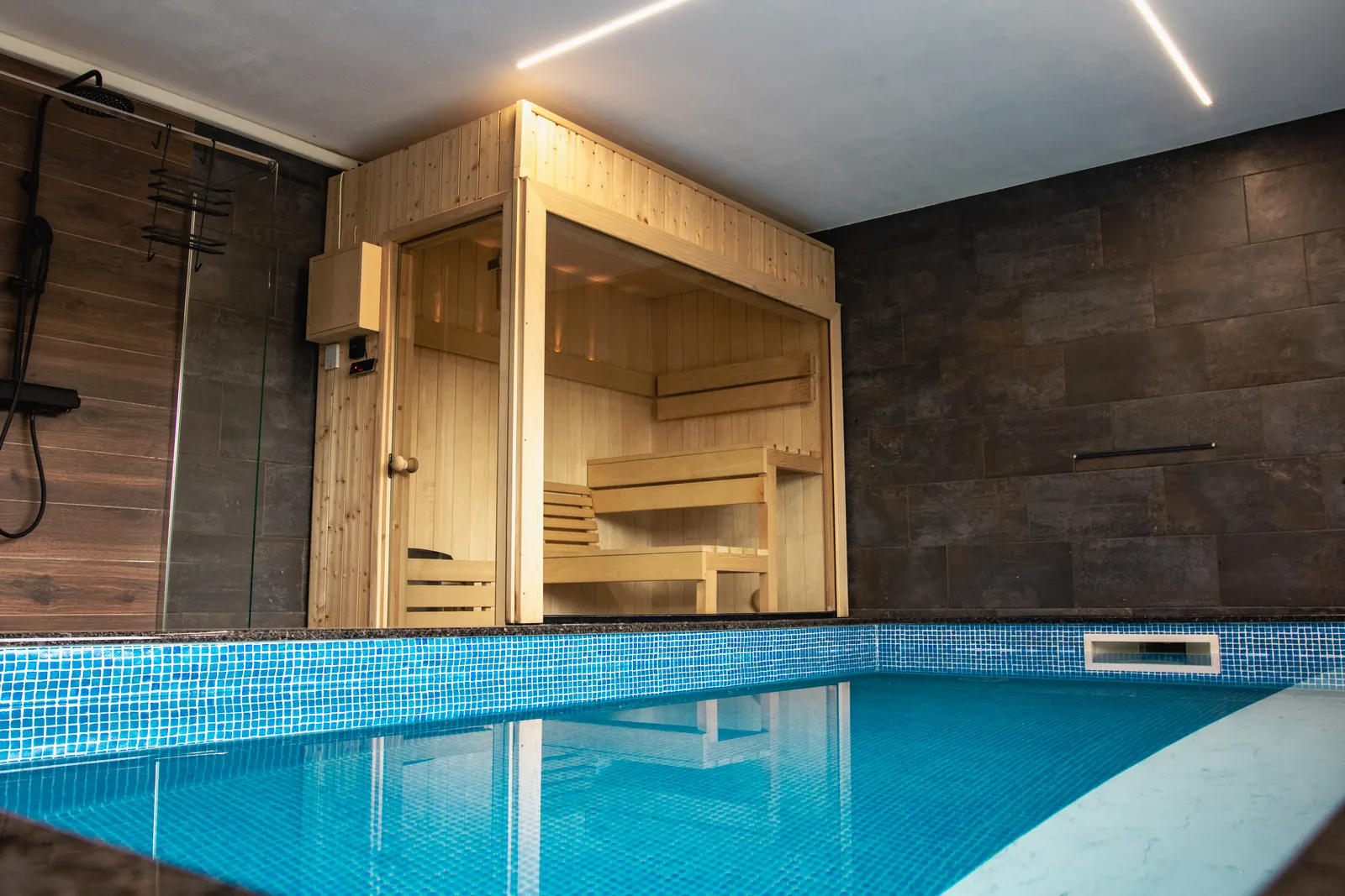 Indoor pool area